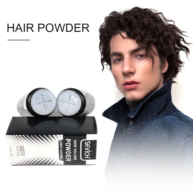 Sevich 8g Hair Mattifying Powder For Light Control Hair Styling Unisex Dust it Texture Hair Volume Powder