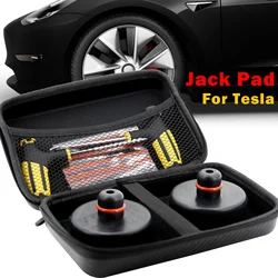 Car Tire Repair Tool Kit Lifting Rubber Jack Pad Adapter For Tesla model 3 X S Studding Puncture Plug Set hand Auto Accessories
