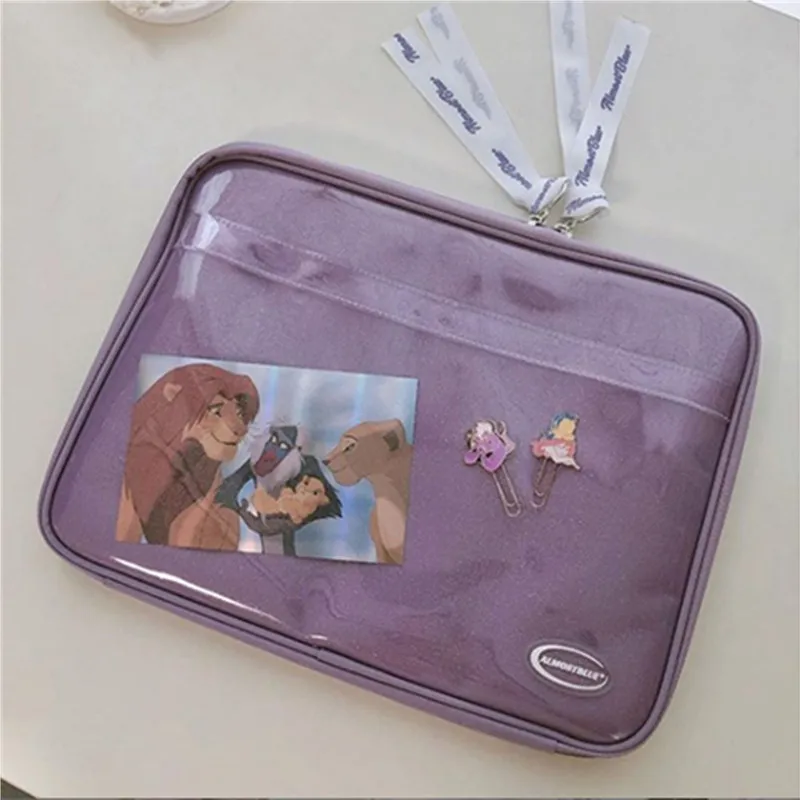 laptop sleeve case bag  fashion girl 11/13/15 inch tablet case liner bag for air1/2/34 10.5 10.2 9.7 11 inch for macbook air pro