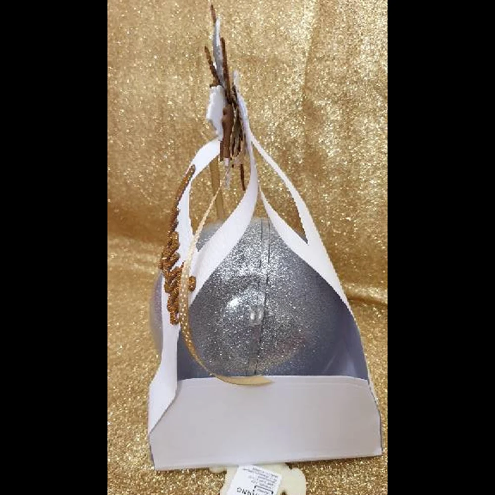 New Christmas box with the balls metal cutting die mould scrapbook decoration embossed photo album decoration card making DIY image 3