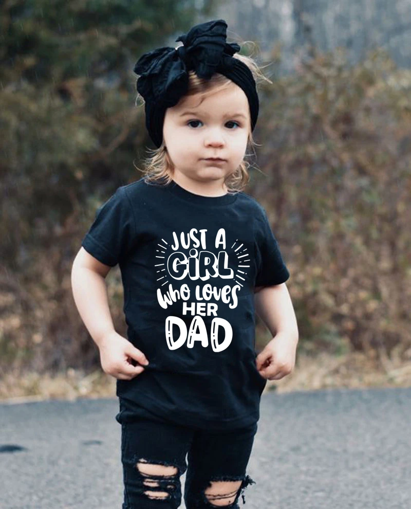 FUNNY  Daddy and Daughter Shirts Dad Girl Family Look Tees Daddy and Me Shirts Daddy and His Girl Summer Family Matching Clothes