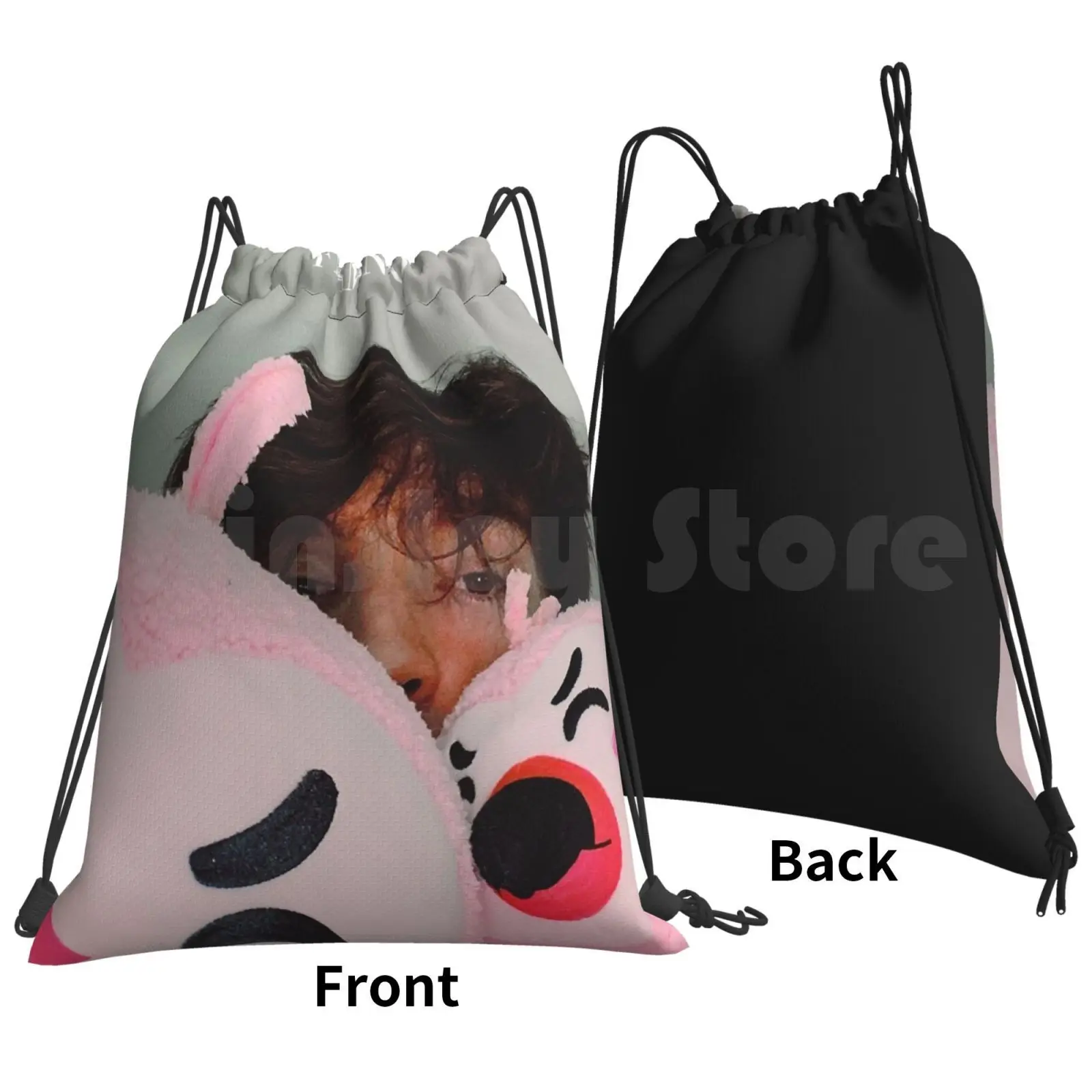 Albertsstuff Flamingo Backpack Drawstring Bags Gym Bag Waterproof Albertsstuff Flamingo Albert Funny Youtube Jayingee