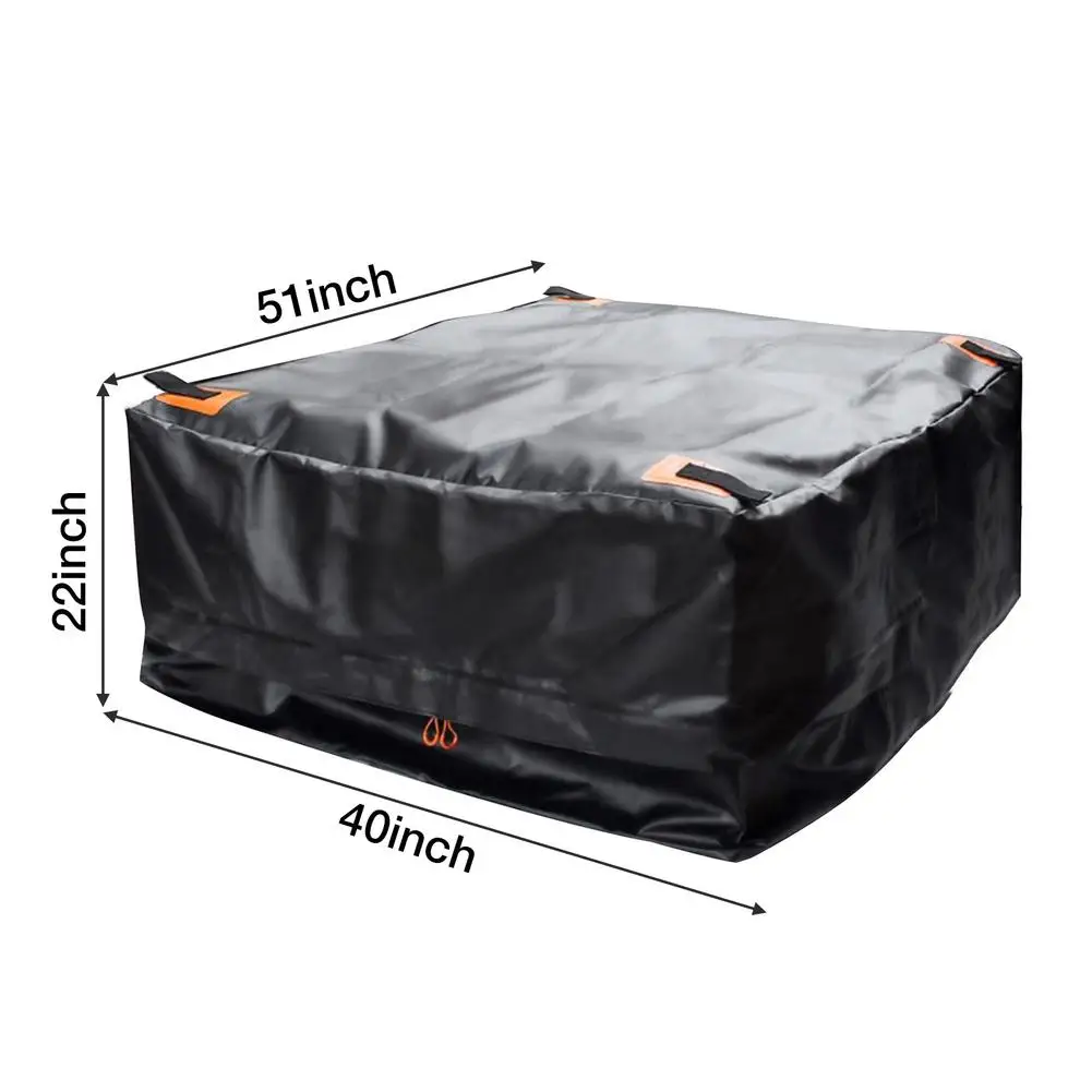 Truck Cargo Bed Bag With 4 Adjustable Elastic Ropes Pickup Truck Roof Bag Easy To Store Water Protective Cargo Bag Car Supplies