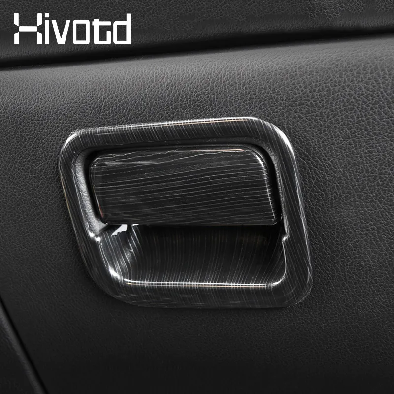 Hivotd Storage Box Handle Cover High Quality Interior Decoration Accessories Trim Styling For Mitsubishi Outlander 3 2016-2022