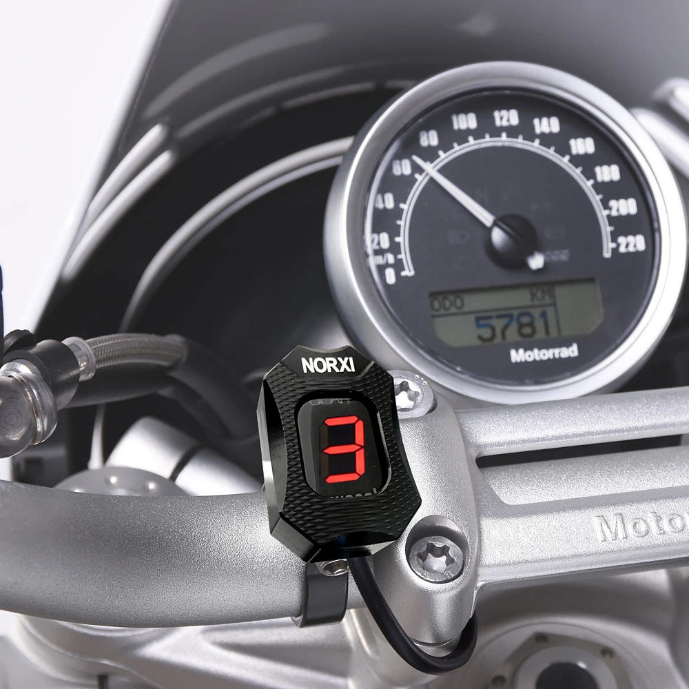 Motorcycle Gear Indicator For Kawasaki ER6N V650 Ninja 300 Z1000SX Moto Gear Display Ecu Direct Mount 6 Level Display Speedmeter