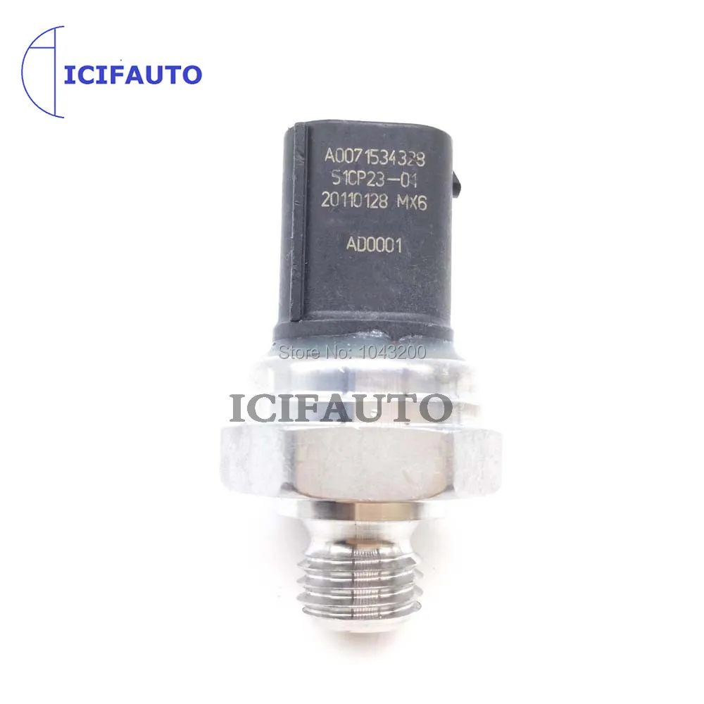 A0091535028 Exhaust Fuel Pressure Sensor Sensata for Mercedes-Benz W169 W204 W245 180CDI ML350 W166 OE# 51CP23-01, A0071534328