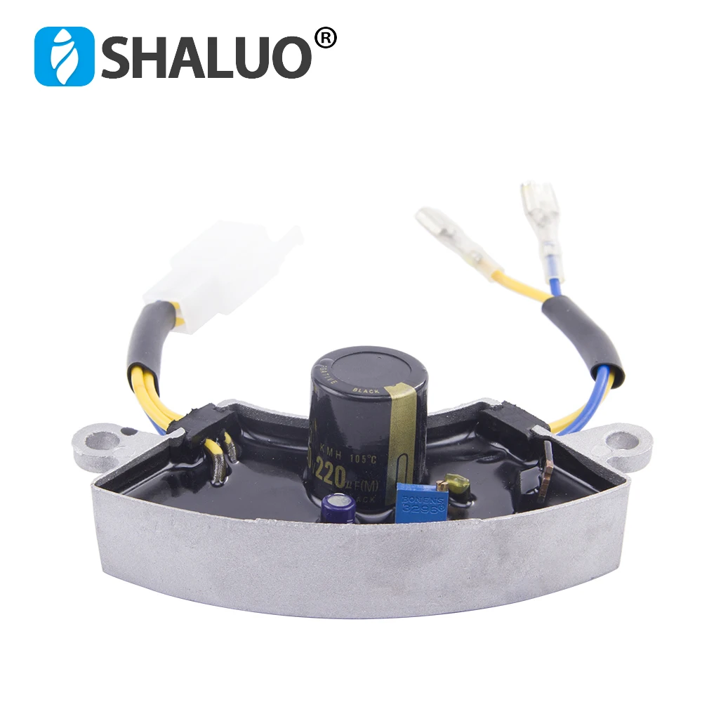 2KW 3KW 220V AVR Gasoline Generator Automatic Voltage Regulator Stabilizer Protector aluminum case Generator parts 250v 220uf