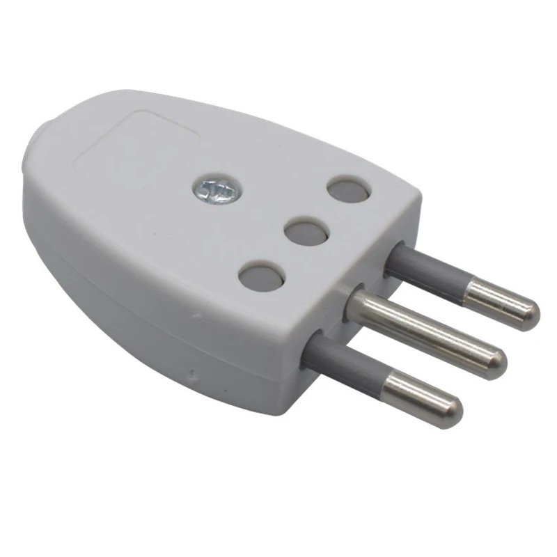 Prise de courant italienne amovible à 90 degrés, connecteur de câble d'alimentation EU Type L 10A, b
