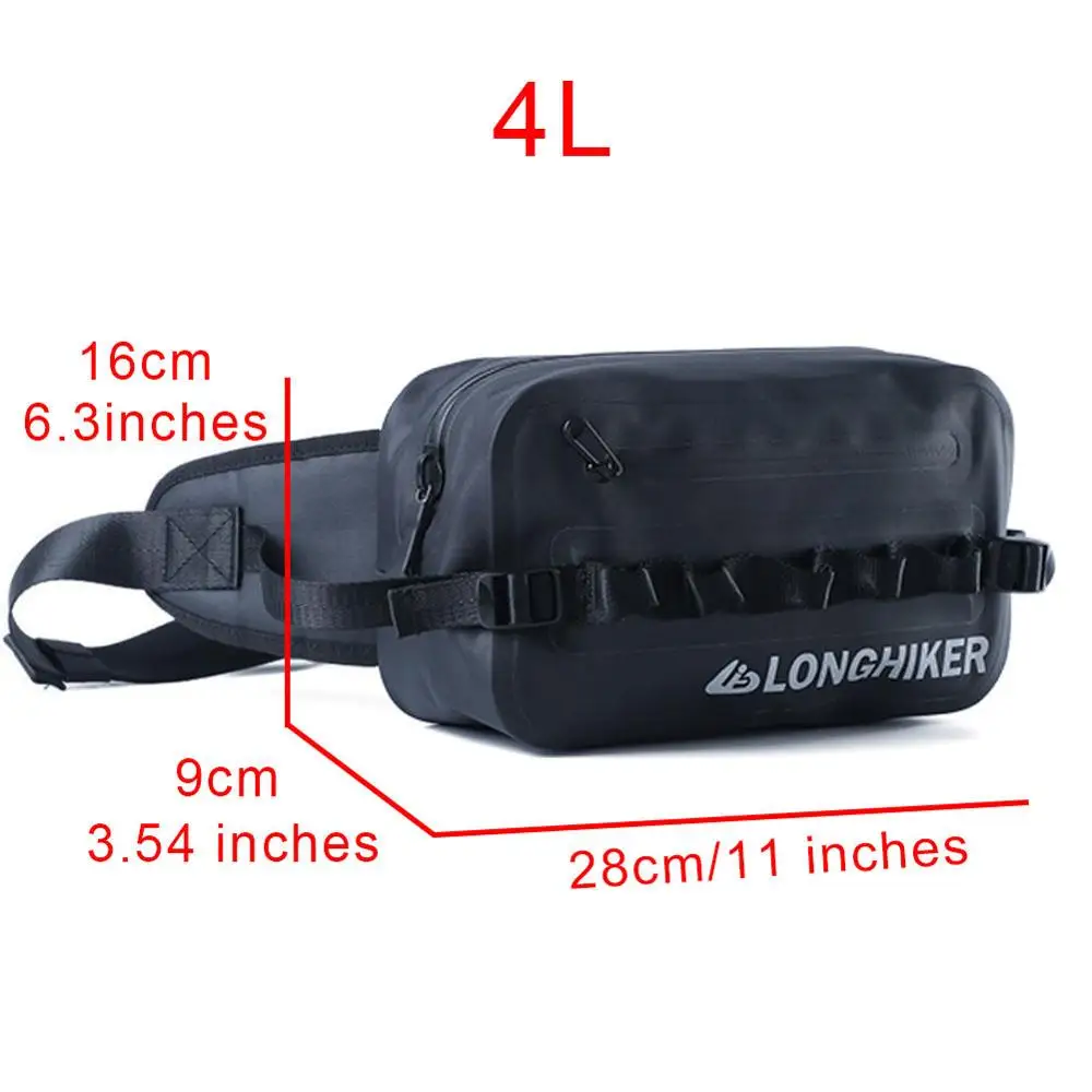 Waterproof Fanny Pack Dry Waist Bag Hip Bum Belt Bag for Diving Fishing Cycling Hiking Kayaking Camping  Swimming Running Water