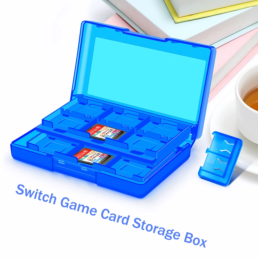 portable game card case cover for nintendo switch 24 in 1 storage game case box protection waterproof NS travel accessories