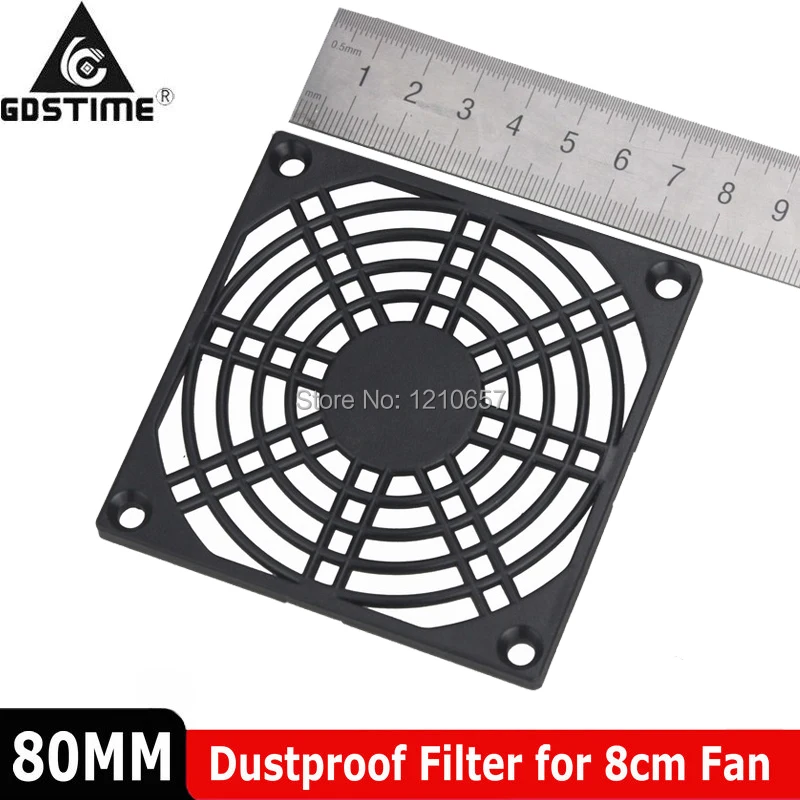 20PCS/LOT Gdstime Computer Mesh 80mm Dustproof Filter Protective Net Fan Dust Cover for 80x80mm 8cm Cooler