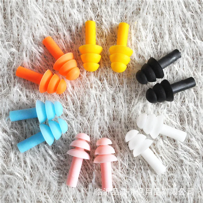 Soft Silicone Ear Plugs Sound Insulation Ear Protection Earplugs Anti Noise Snoring Sleeping Plugs For Travel Noise Reduction