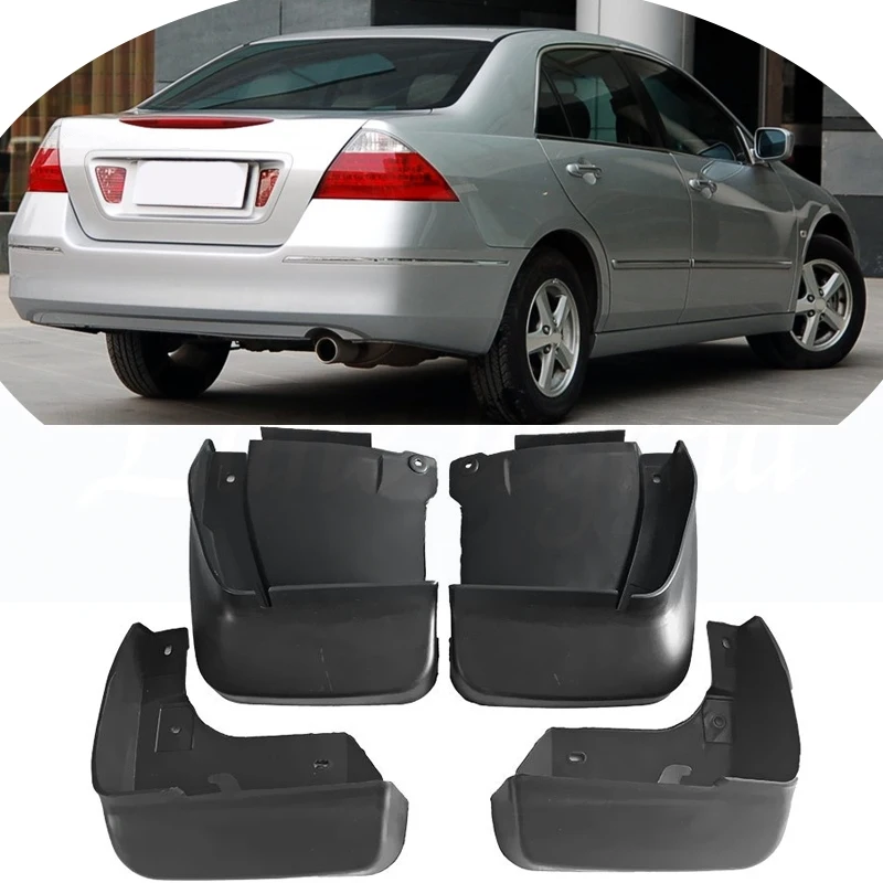 4pcs For Honda Accord Inspire 4dr sedan 2003 2004 2005 2006 2007 Front Rear Mud Flaps Fit Mudflaps Splash Guards