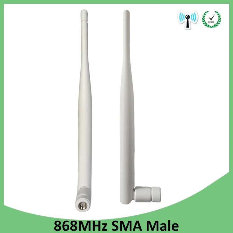 Imagem -05 - Gsm Lora Antena para Receptor de Sinal 20 Pcs 868mhz 5dbi Sma Macho 915mhz Pbx Módulo Iot Receptor de Sinal Lorawan Branco 20cm