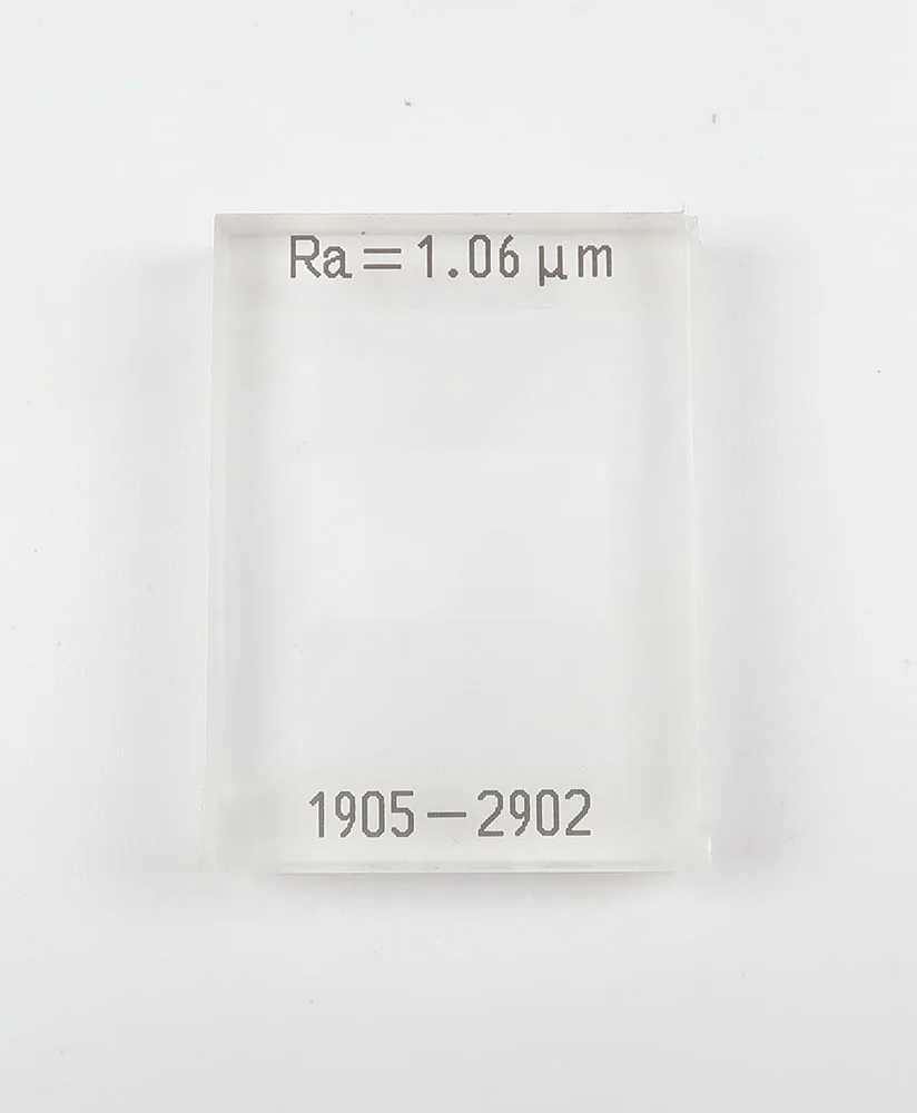 Ra = 1.06 Umมาตรฐานความหยาบกร้านอ้างอิงBlock Multi-แกะสลักเส้น (คลื่น)