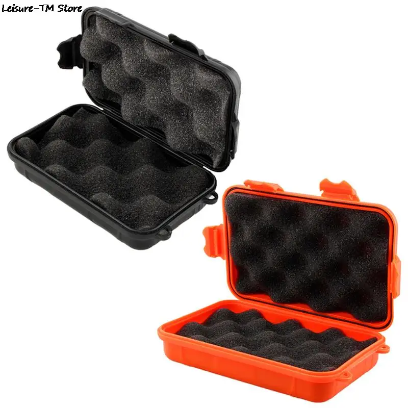 Outdoor Shockproof Waterproof Airtight Survival Storage Case Container Carry Box 12cm*8cm*4cm