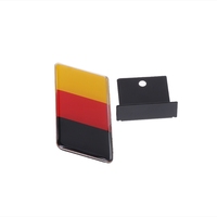 Universal Car Sticker German Flag Emblem Badge Emblem Deutsch Bumper Front Grille Auto Decal For Scirocco GOLF 7 Golf 6