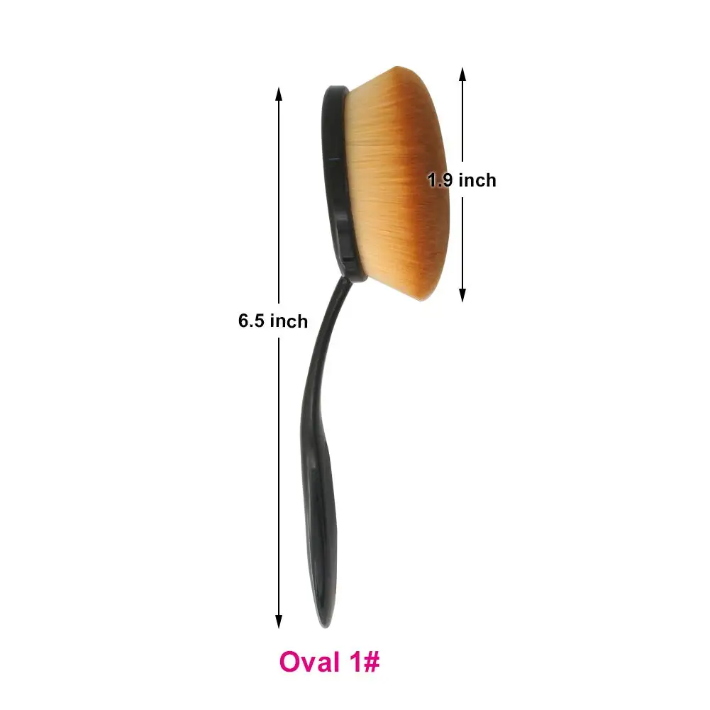 Makeup Brush Upgraded Flawless Application Toothbrush Foundation Concealer Blusher Liquid Cream Powder Cosmetic Blending Tool