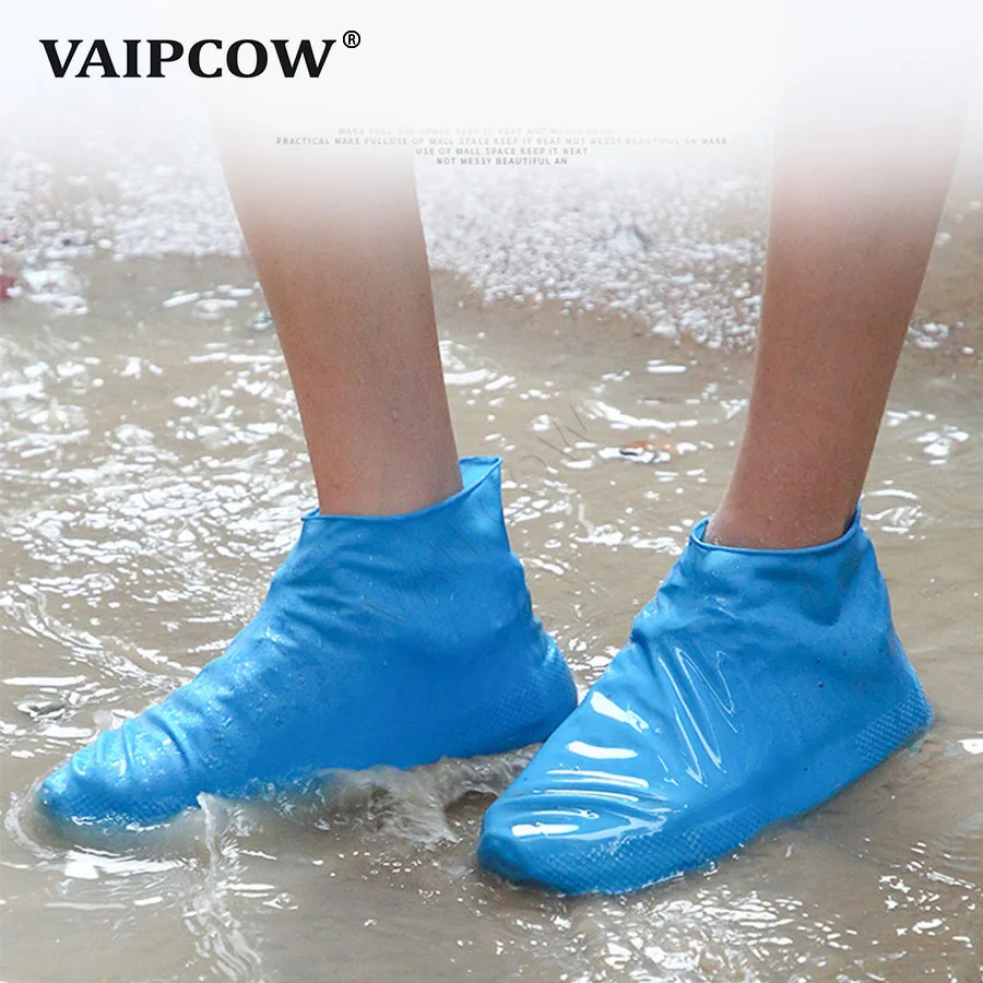 

Reusable Latex Waterproof Rain Shoes Covers Slip-resistant Rubber Thicken Rain Boot Overshoes Anti-slip Boot Protector Covers