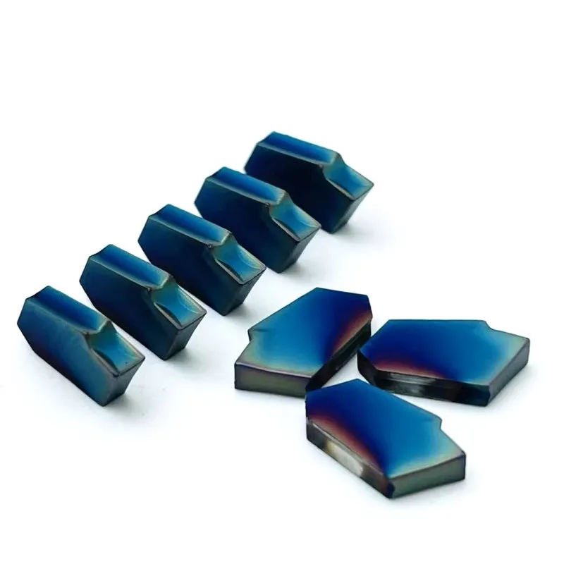 Grooving tool SP300 KT7030 colorful nano blue high hardness 3mm hard alloy tool hardened steel cutting tool SP 300 milling blade