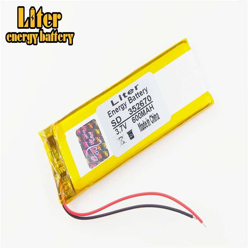 3 line Tablet battery 352776 1000MAH Lithium polymer Battery with Protection Board Fo3.7V Rechargeable battery