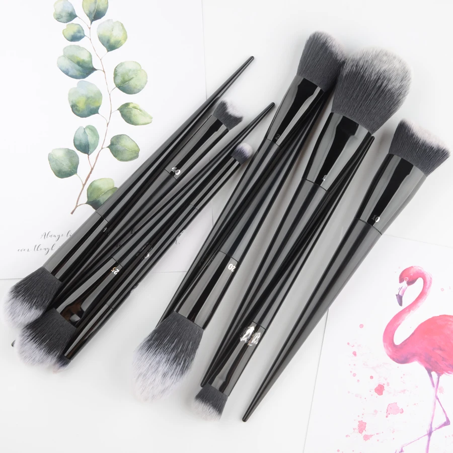 1pc K Makeup brushes Powder blending 3d foundation make up brush Flame Blusher eye detail shadow crease contour professional