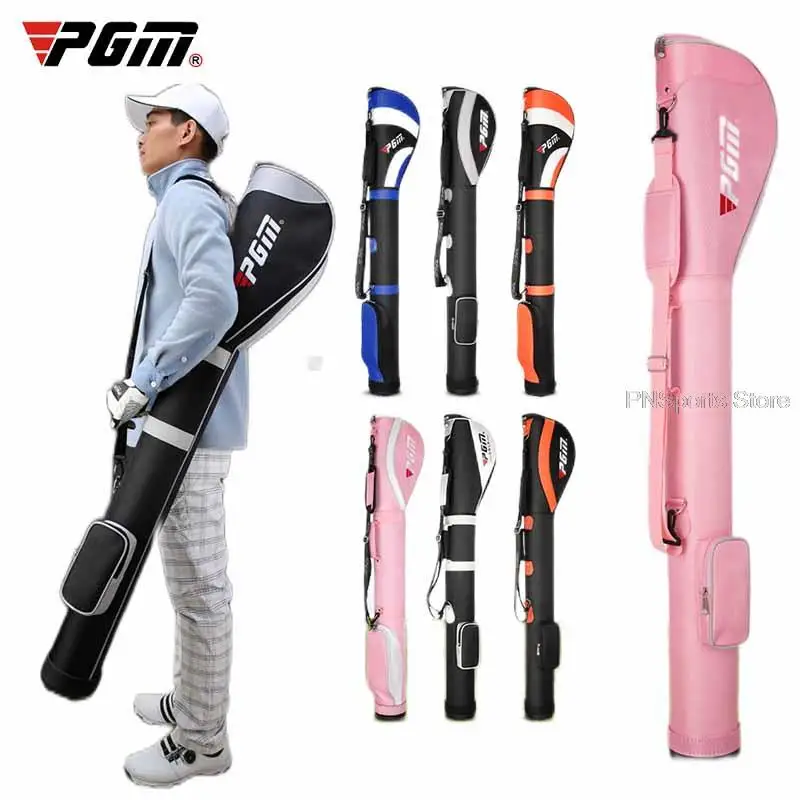 

Pgm Durable Golf Gun Bag For Men Women Lightweight Nylon Golf Aviation Bag High Capacity Stand Package Can Hold 6-7 Clubs