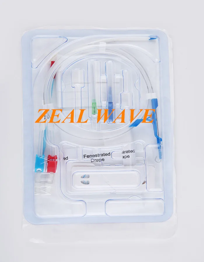 Small Animal Cat Dog Central Venous Catheter Package Hemodialysis Arterial Infusion Small Nimal Central Venous Catheter