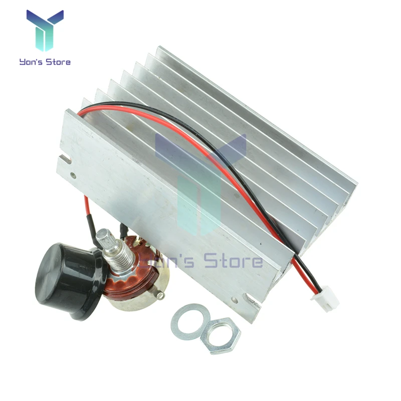 AC Motor Speed Controller 10000W 220V SCR Electric Voltage Regulator Dimmer Motor Speed Temperature Voltage Controller