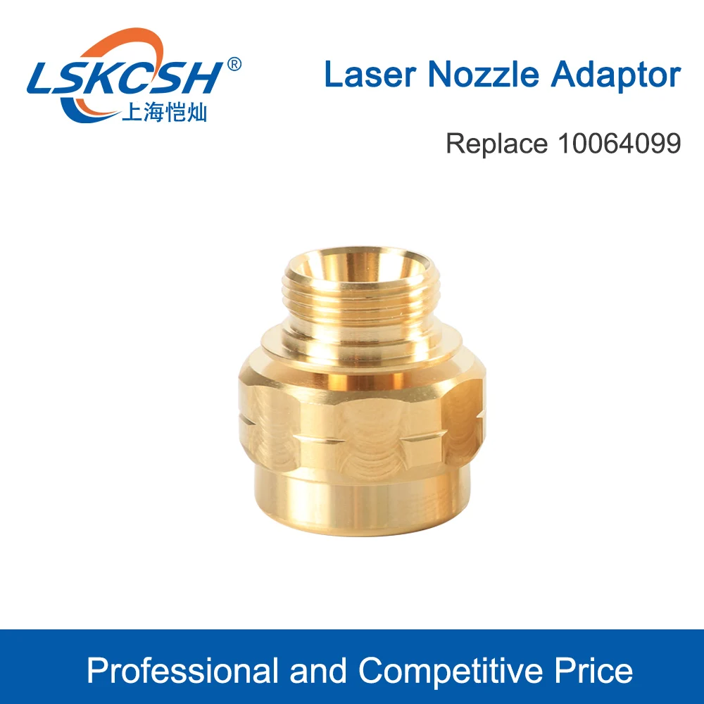 LSKCSH 10pcs/lot Laser Nozzle Body 10064099 nozzle holder copper housing machine replacement parts & accessories  Nozzle Adaptor