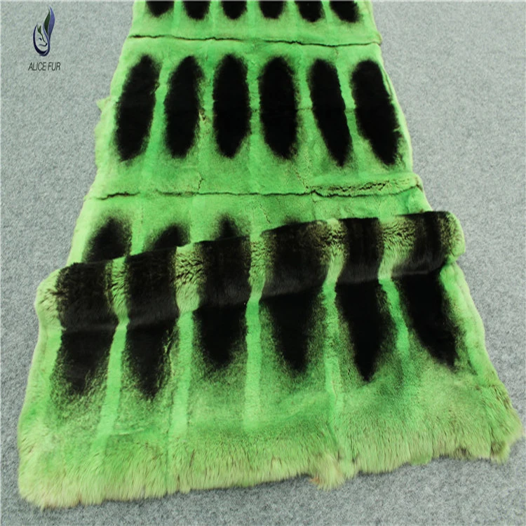 Factory Direct Supply Chinchilla Color Rex Rabbit Fur Plates