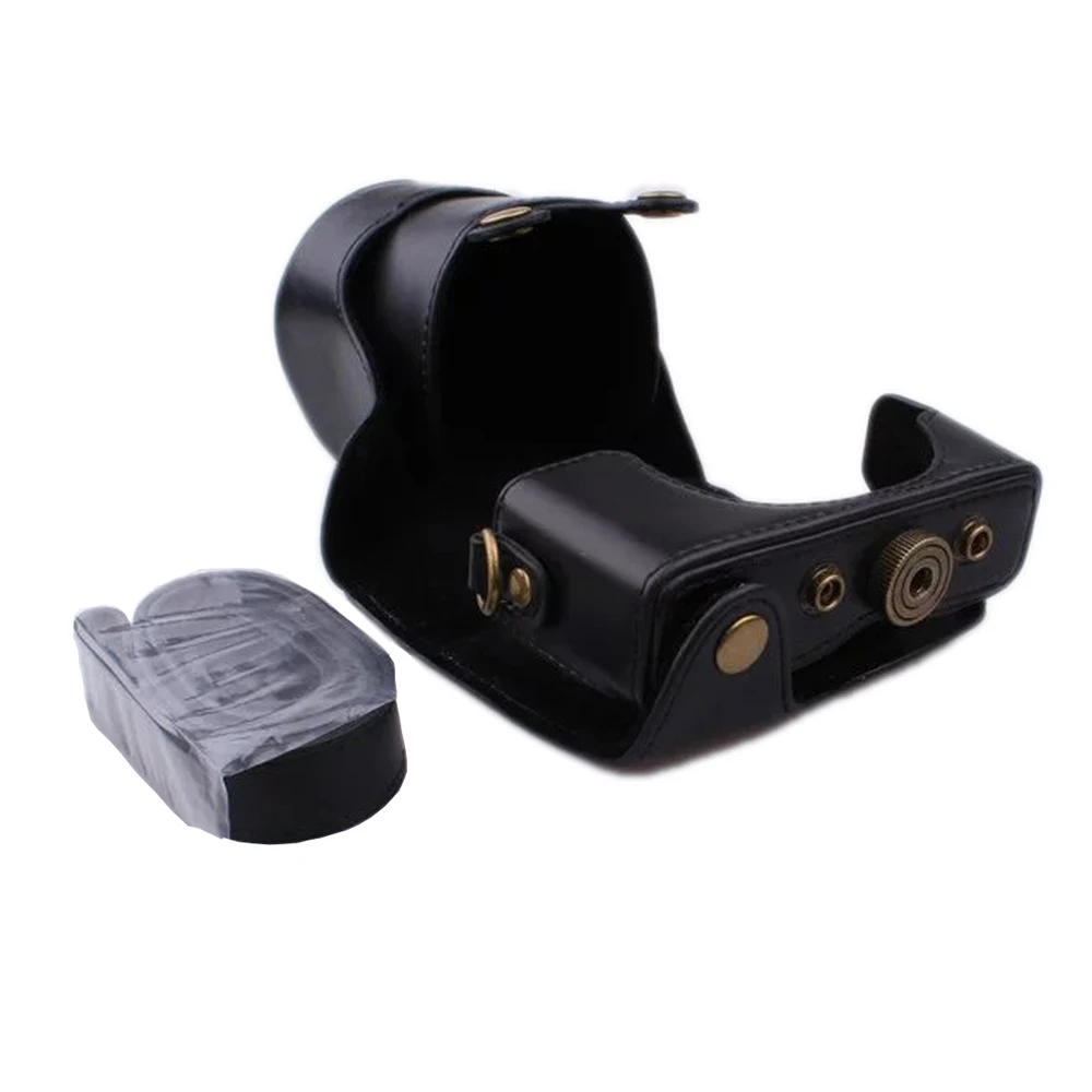 PU Leather Camera Bag Case Cover for Canon EOS M10 M100 15-45mm 55-200mm 5 Lens Colors