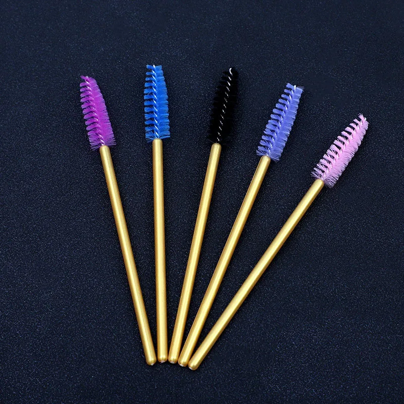 50Pcs Einweg Wimpern Pinsel Wimpern Verlängerung Werkzeuge Augenbraue Pinsel Mascara Wands Applikator Spooler Auge Wimpern Kosmetik – Detail 12
