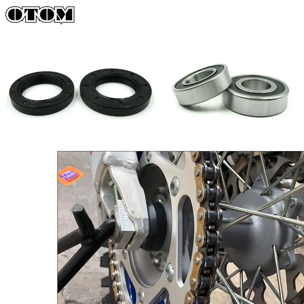 

OTOM Racing Wheel Bearing Seal Kit For YAMAHA WRF YZ YZF 125 250 426 450 Rear Alex Hub Wheel Bearing & Oil Seals Rim Repair Part