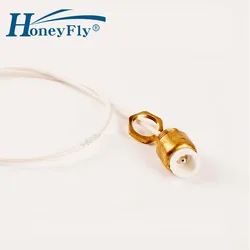 HoneyFly One Pair R7S Lamp Base Brass Ceramic R7s Holder Lamp Socket Converter Connector Metal Handle 78mm 118mm Halogen Lamp
