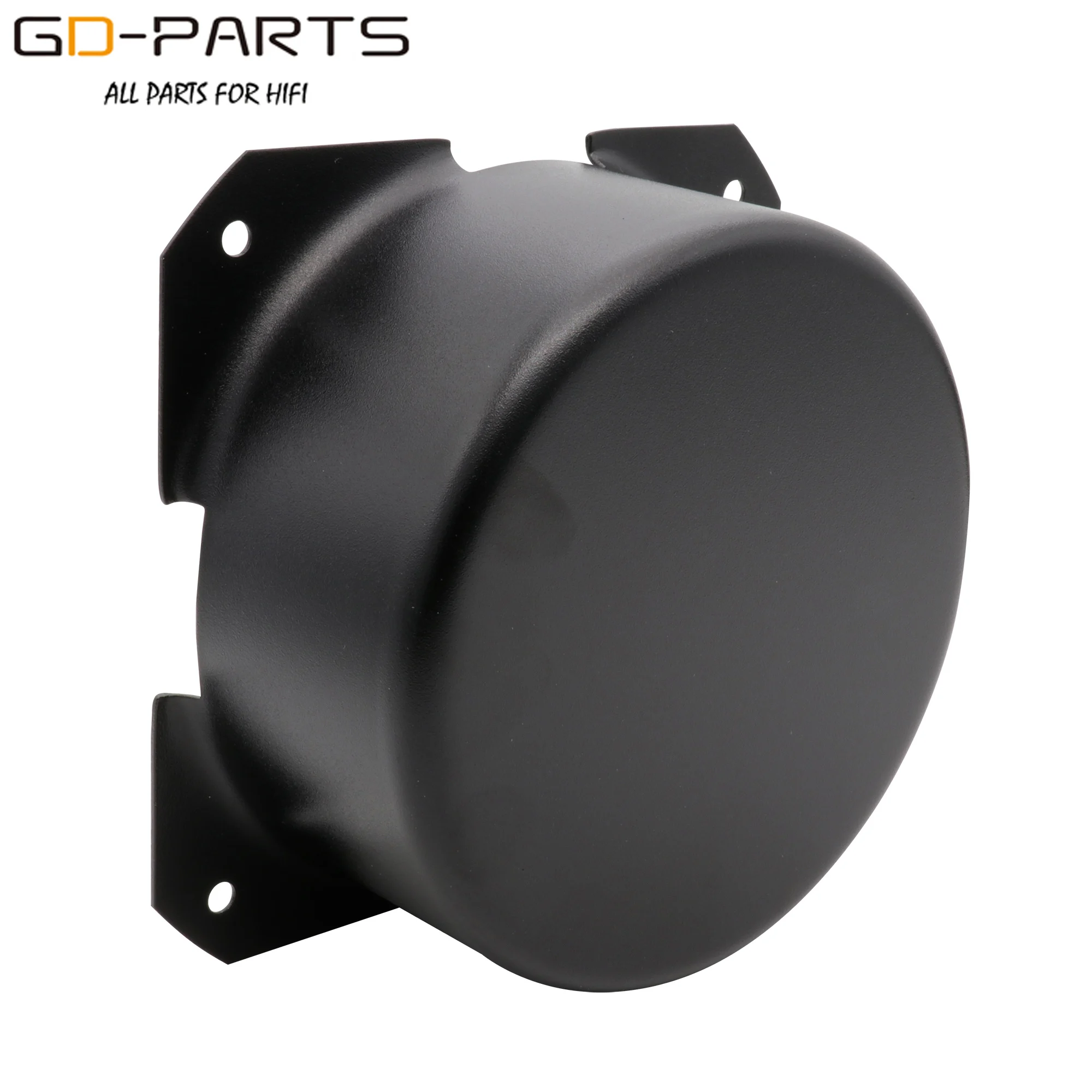 120mm Runde Schwarz Eisen Rohr AMP Triode Transformator Schützen Abdeckung Box Gehäuse Fall Für Vintage Hifi Audio DIY