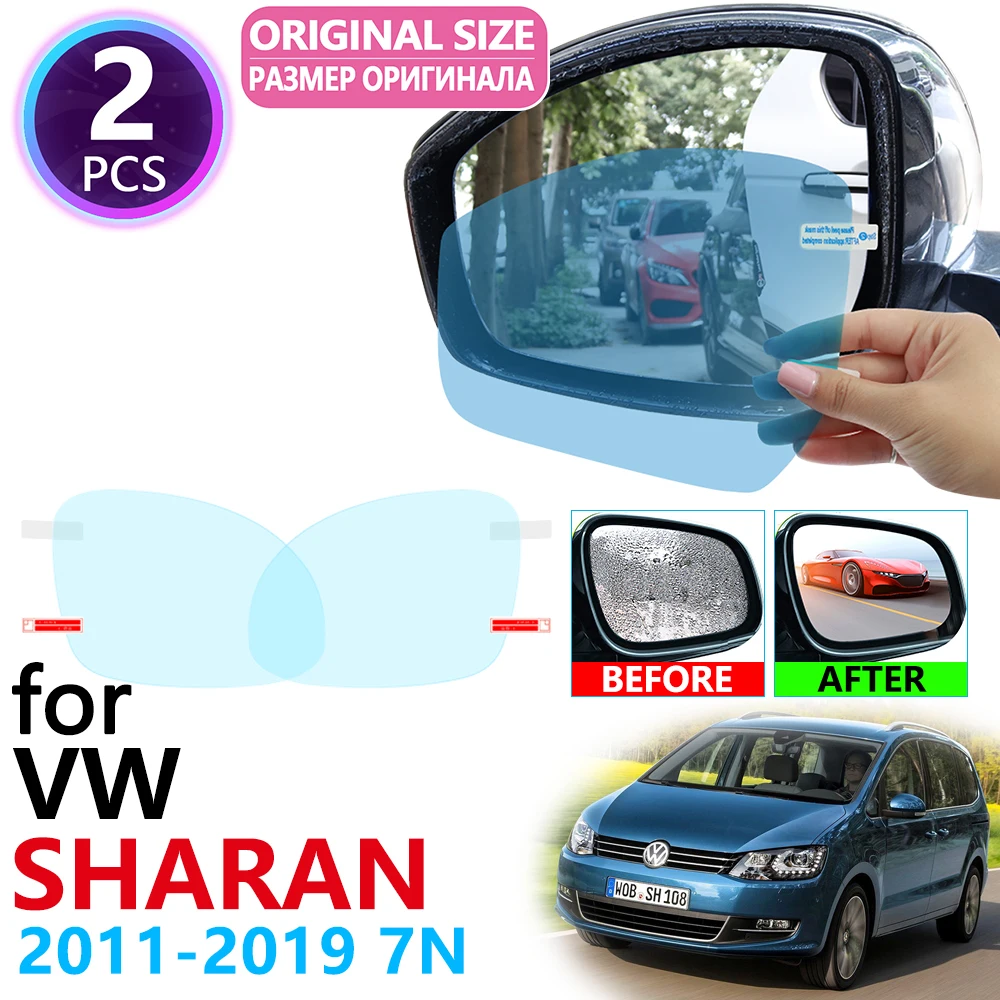 

for Volkswagen VW Sharan 7N 2011~2019 Full Cover Rearview Mirror Anti Fog Film Accessories 2012 2013 2014 2015 2016 2017 2018