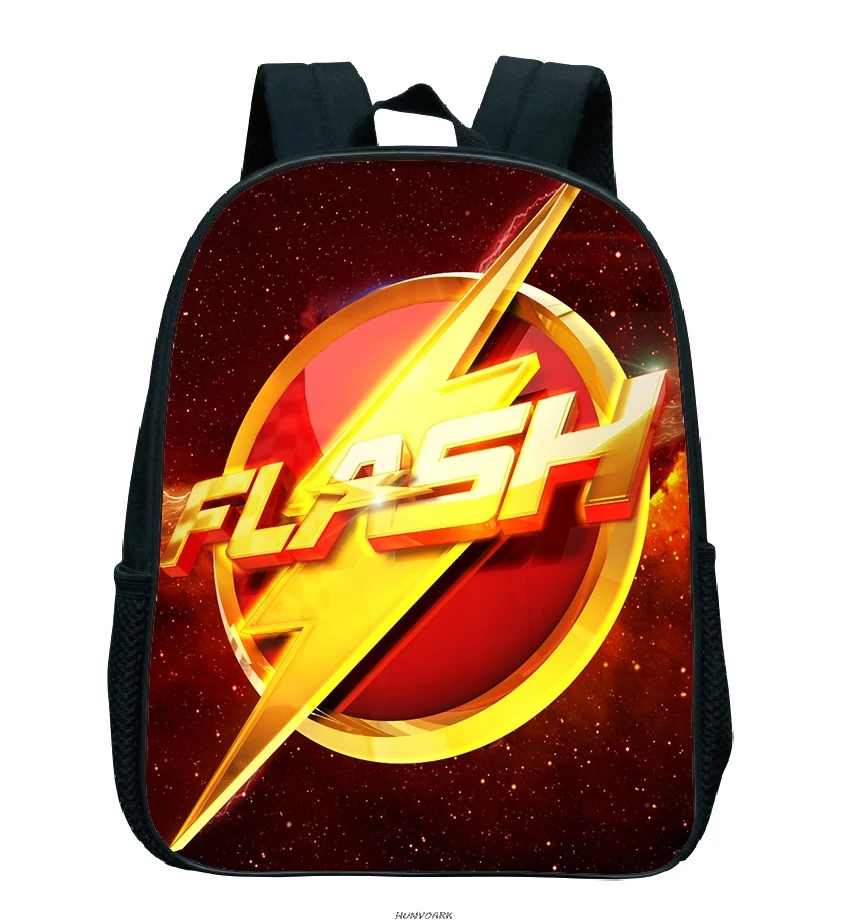 Mochila escolar de 12 pulgadas para niños, bolsa Flash para jardín de infantes, mochila de moda