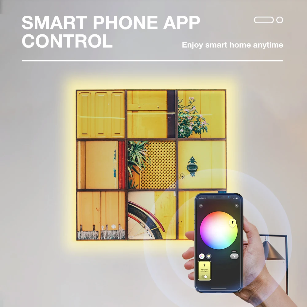 Gledopto Zigbee 3.0 Smart Home 3-Key LED Controller Dimmable Color RGB+CCT LED Light Strip Kit Work APP/Voice/RF Remote Control