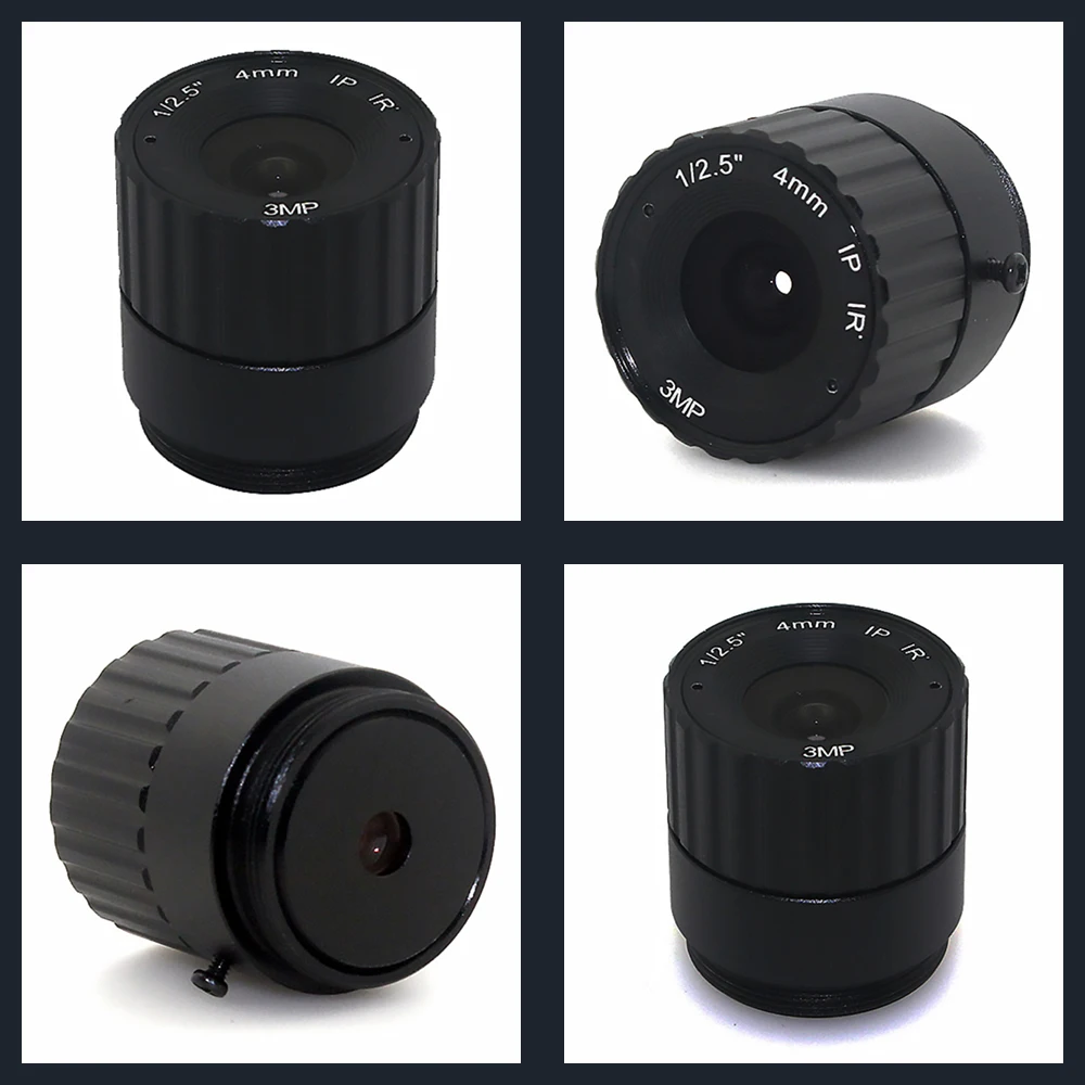 3MP 4/6/8mm CS Mount Lens 1/2.5