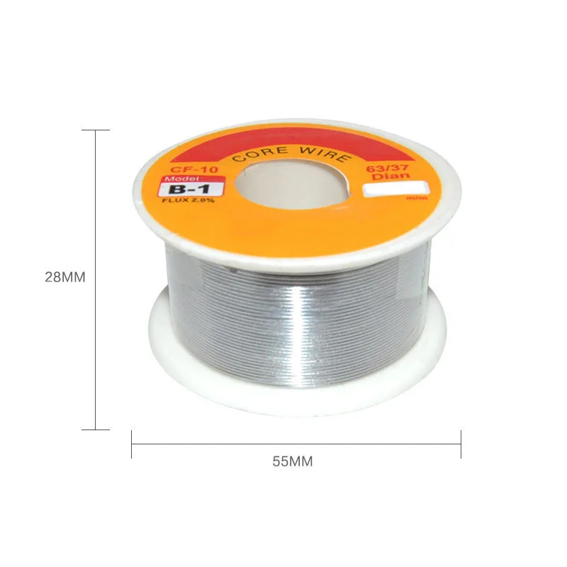 0.8mm 100g Soldering Iron Solder Solder Wire Soldering 63/37 Tin Flux for Welder Iron Wire Reel