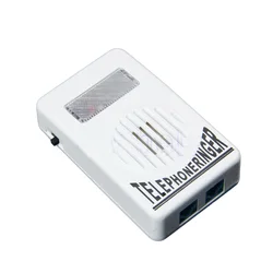 1Pack New White Extra-Loud Ringer Sound Telephone Phone Amplifier Strobe Light Flasher Bell
