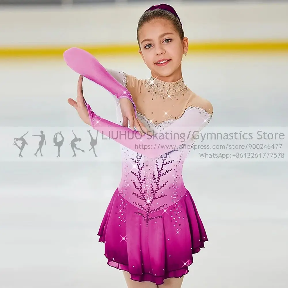 Custom Design Ice Skating Dress Women kids Figure Skating Dress Competition  Christmas Gifts Spandex Dress BD3277 - AliExpress 200000532