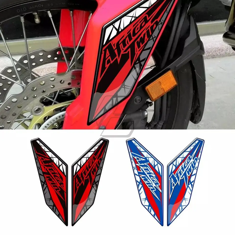 3D Motorcycle Fender Fairing Mudguard Protection Decal Case Front fender sticker for Honda CRF1000L Africa Twin 2016-2019 2018