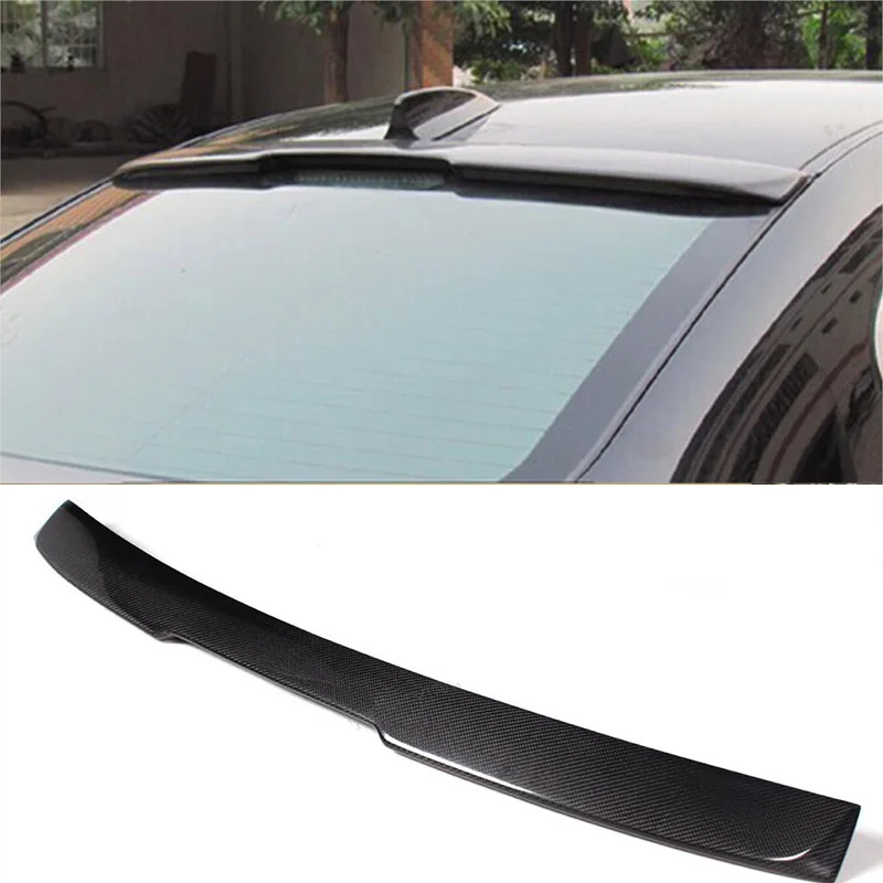 

AC Style Real Carbon Fiber Auto Rear Roof Wing Lip Spoiler for BMW E60 525i 530i 5Series 2005-2011 Car Accessories