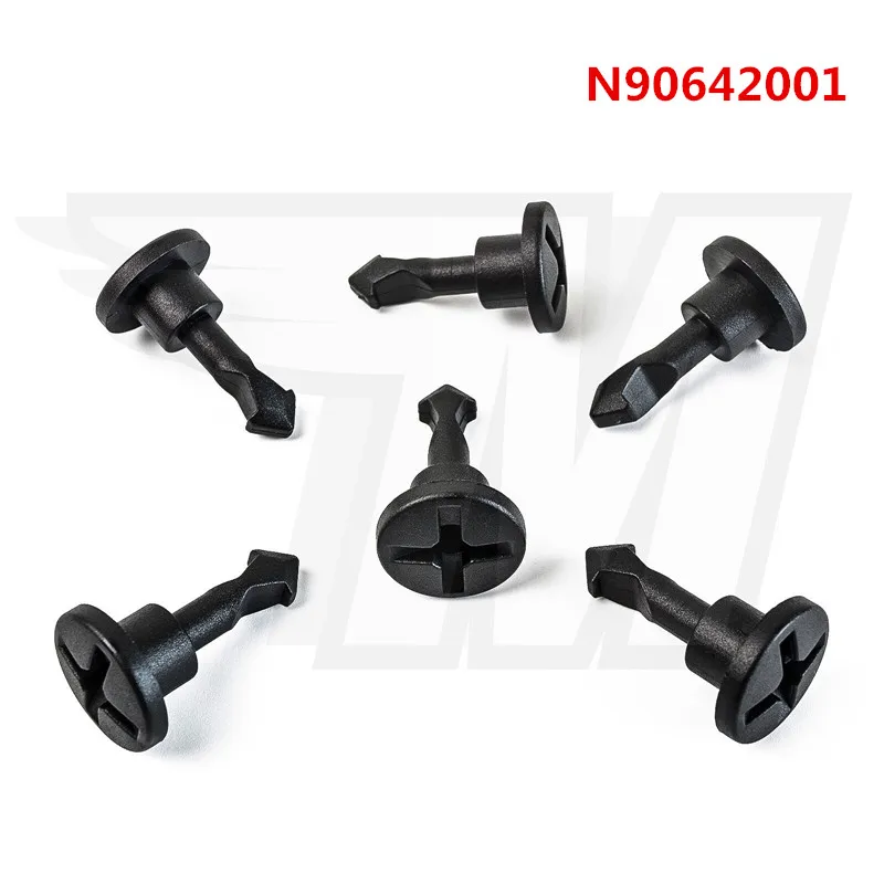 50/100/500x Engine Cover Cylinder Head Clips Lock Pin Screw Sealing Stud For Audi A4 A6 A8 Auto Fastener & Clip N90642001