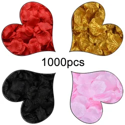 1000PCS Artificial Rose Petals Silk Wedding Decoration Rustic Blue Artificial Flower Accessories for Valentine Day Decor 5x5cm