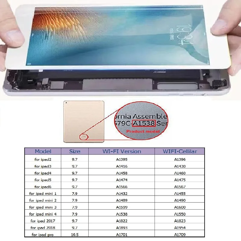 100% Tested Logic Board A1432 A1489/A1599 A1538 Clean iCloud Original Free iCloud For iPad MiNi 1 2 3 4 Motherboard