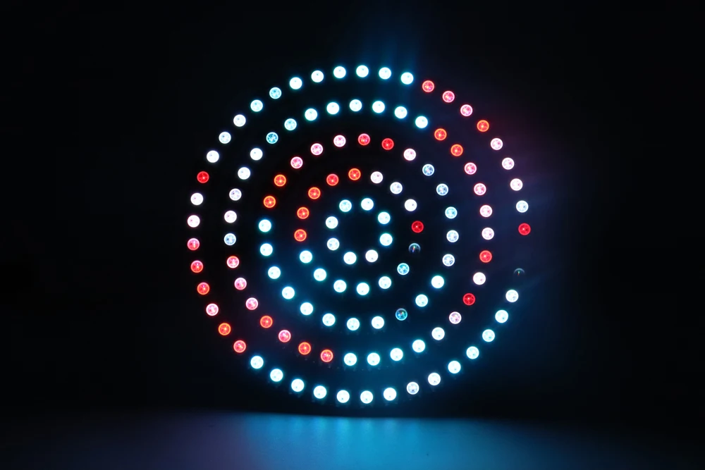 WS2812b LED-Ring Adressierbar 8/16/24/35/45 LEDs 5050 RGB LED-Diodenring Farbige IC-Eingebaute LED – Detail 8
