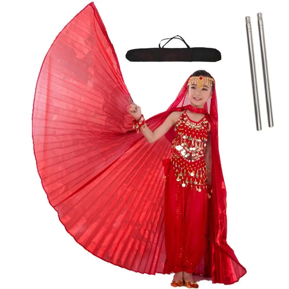 Bâtons de danse du ventre, sac d'ailes Isis, accessoires de danse du ventre professionnels pour adultes et enfants, sac d'ailes Isis noir pour